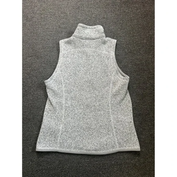Patagonia Better Sweater Vest Gray Womens Small Full Zip Fleece Knit Outdoors - Picture 8 of 9